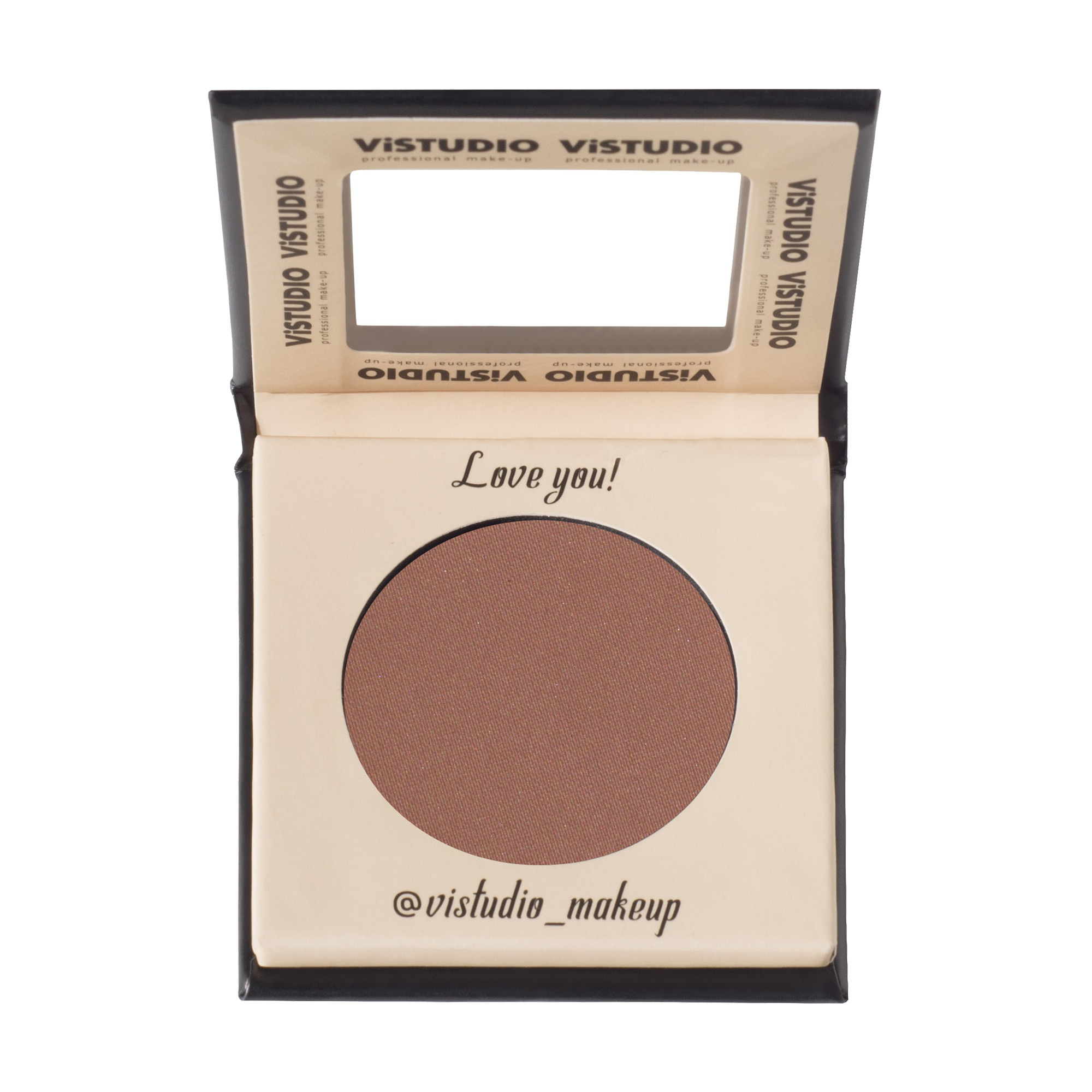 Компактні тіні для повік ViSTUDIO Compact Eyeshadow Light Brown, 6 г